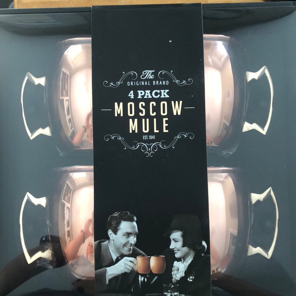 4 Pack Moscow Mule mugs